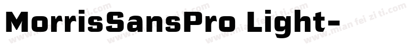 MorrisSansPro Light字体转换